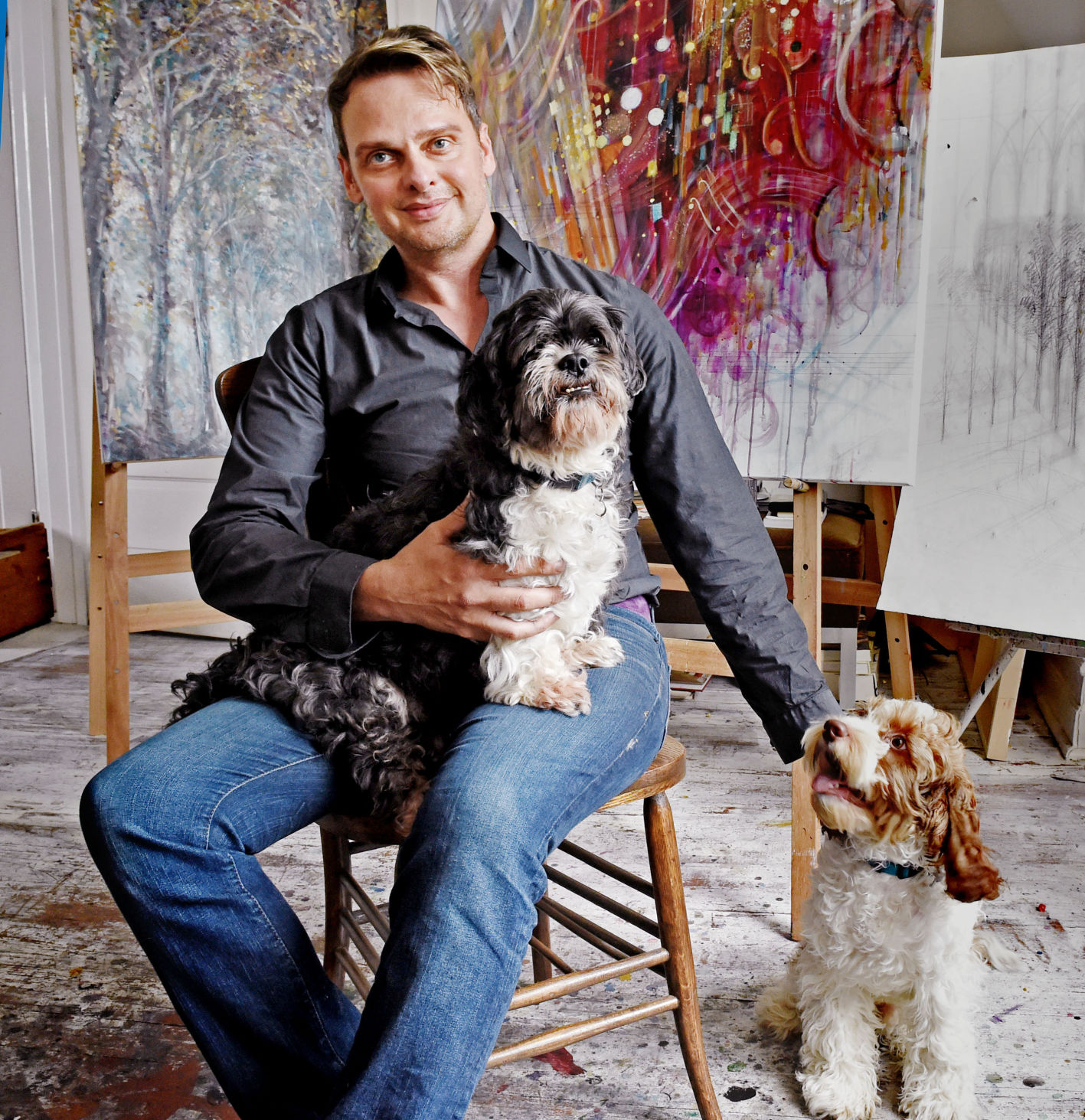 Artist Freiman Stoltzfus